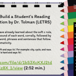 Letrs unit 3 end of unit assessment