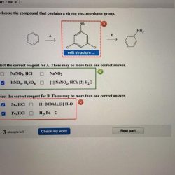 Synthesize compound following benzene answer sure parts