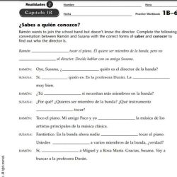 Realidades 2 para empezar worksheet answers